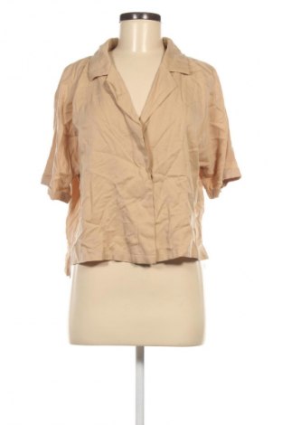 Γυναικείο πουκάμισο Comma,, Μέγεθος S, Χρώμα  Μπέζ, Τιμή 17,99 €