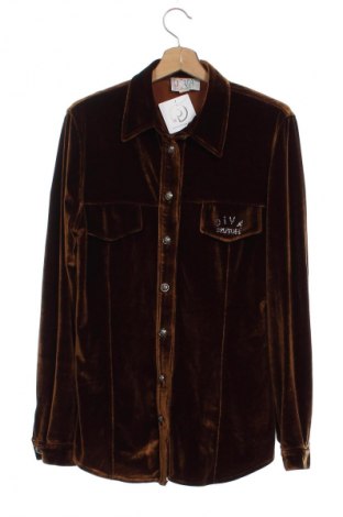 Дамска риза Diva, Размер XS, Цвят Кафяв, Цена 25,00 лв.
