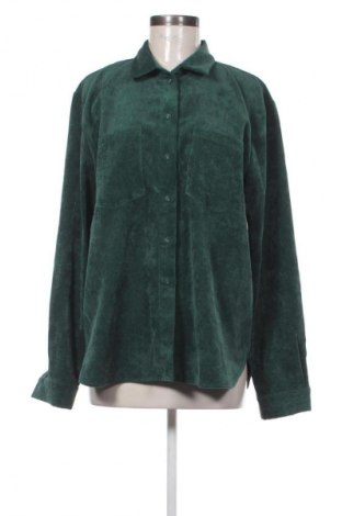 Γυναικείο πουκάμισο Gina Tricot, Μέγεθος L, Χρώμα Πράσινο, Τιμή 8,99 €