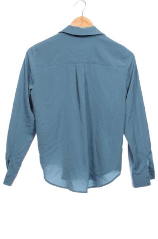 Дамска риза H&M, Размер XXS, Цвят Син, Цена 13,99 лв.