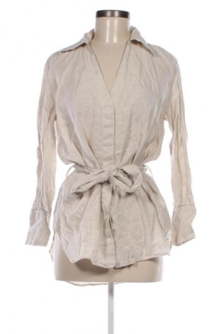 Γυναικείο πουκάμισο Massimo Dutti, Μέγεθος S, Χρώμα  Μπέζ, Τιμή 26,99 €