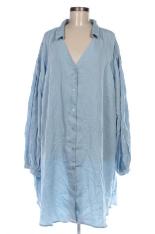 Γυναικείο πουκάμισο ONLY, Μέγεθος 3XL, Χρώμα Μπλέ, Τιμή 21,99 €