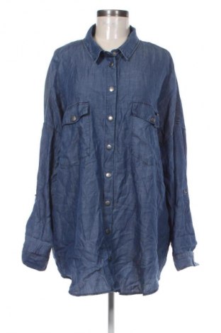 Damenbluse ONLY Carmakoma, Größe M, Farbe Blau, Preis € 11,99