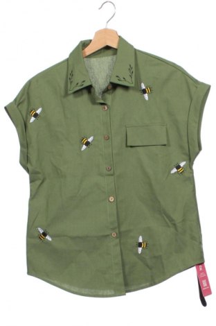 Dámská košile  Romwe, Velikost XS, Barva Zelená, Cena  505,00 Kč