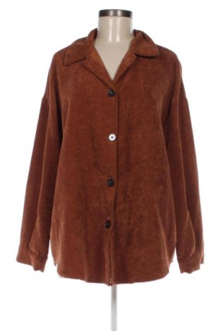 Γυναικείο πουκάμισο SHEIN, Μέγεθος M, Χρώμα Καφέ, Τιμή 10,00 €