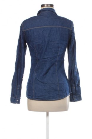 Дамска риза Stradivarius, Размер M, Цвят Син, Цена 13,99 лв.