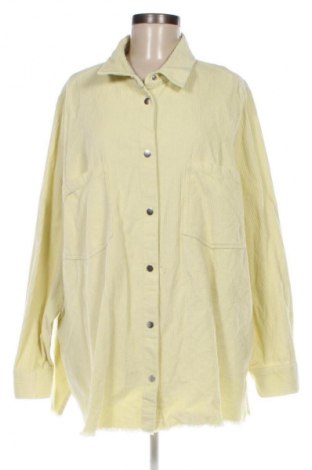 Dámska košeľa  Studio Untold by Ulla Popken, Veľkosť 4XL, Farba Žltá, Cena  7,95 €