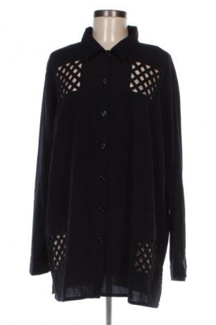 Γυναικείο πουκάμισο Unbranded, Μέγεθος XXL, Χρώμα Μαύρο, Τιμή 10,99 €