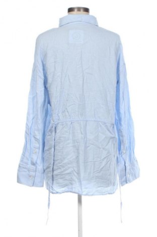 Дамска риза Zara, Размер M, Цвят Син, Цена 22,99 лв.