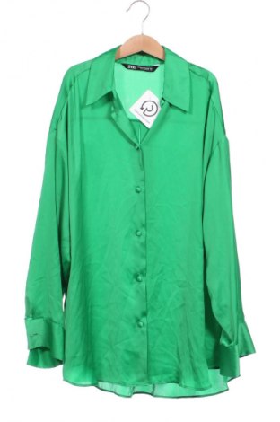 Damska koszula Zara, Rozmiar XS, Kolor Zielony, Cena 54,99 zł