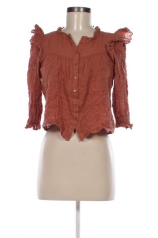 Γυναικείο πουκάμισο Zara, Μέγεθος M, Χρώμα Καφέ, Τιμή 12,99 €