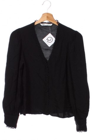 Damenbluse Zara, Größe XS, Farbe Schwarz, Preis 13,82 €