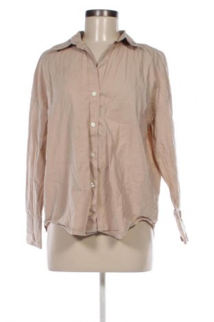 Γυναικείο πουκάμισο Zara, Μέγεθος S, Χρώμα  Μπέζ, Τιμή 13,82 €