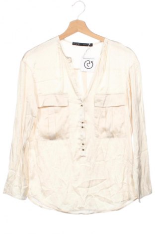 Damenbluse Zara, Größe XS, Farbe Beige, Preis 13,99 €