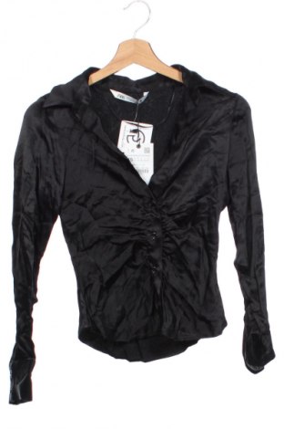 Damska koszula Zara, Rozmiar XS, Kolor Czarny, Cena 134,99 zł