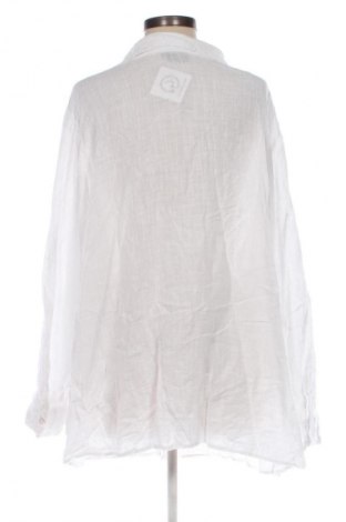 Γυναικείο πουκάμισο Zizzi, Μέγεθος XL, Χρώμα Λευκό, Τιμή 22,99 €