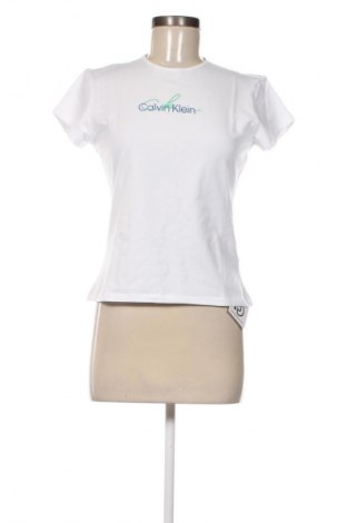 Damen T-Shirt Calvin Klein Jeans, Größe M, Farbe Weiß, Preis € 36,99