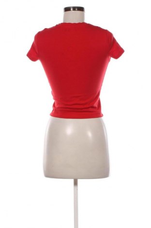 Damen T-Shirt Cropp, Größe XS, Farbe Rot, Preis 9,12 €