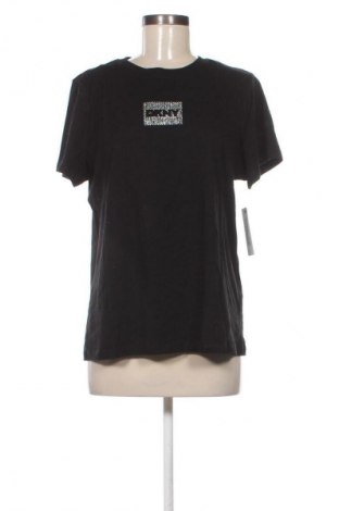 Γυναικείο t-shirt DKNY, Μέγεθος L, Χρώμα Μαύρο, Τιμή 36,81 €