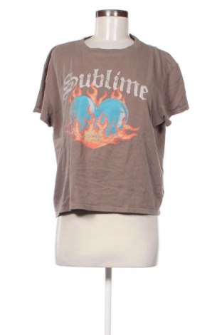 Tricou de femei H&M Divided, Mărime L, Culoare Maro, Preț 46,30 Lei