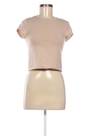 Damen T-Shirt H&M Divided, Größe S, Farbe Beige, Preis 9,00 €