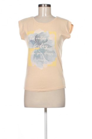 Γυναικείο t-shirt Orsay, Μέγεθος M, Χρώμα  Μπέζ, Τιμή 8,99 €