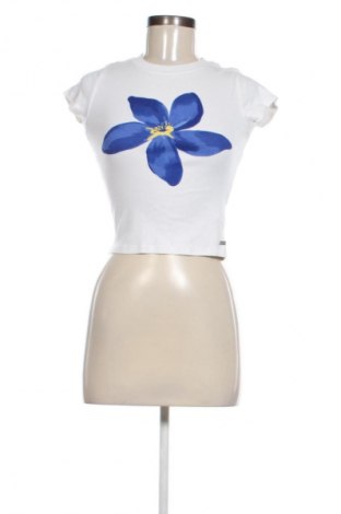 Tricou de femei Pull&Bear, Mărime S, Culoare Alb, Preț 44,99 Lei