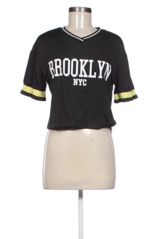 Γυναικείο t-shirt SHEIN, Μέγεθος S, Χρώμα Μαύρο, Τιμή 9,00 €