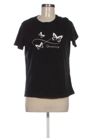 Damen T-Shirt Sinsay, Größe M, Farbe Schwarz, Preis 14,24 €