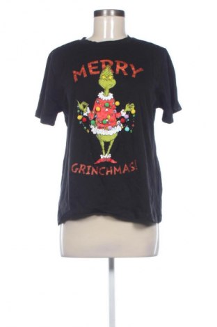 Дамска тениска Sinsay, Размер L, Цвят Черен, Цена 17,99 лв.