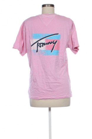 Damen T-Shirt Tommy Jeans, Größe M, Farbe Rosa, Preis 17,00 €