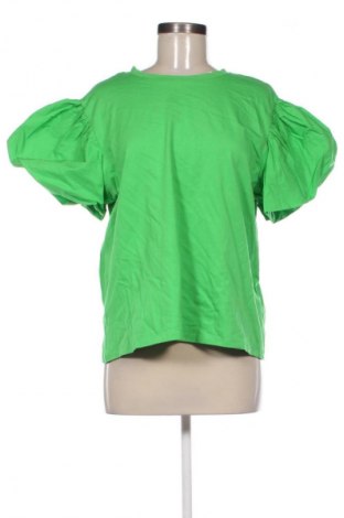 Γυναικείο t-shirt Zara, Μέγεθος XL, Χρώμα Πράσινο, Τιμή 12,25 €