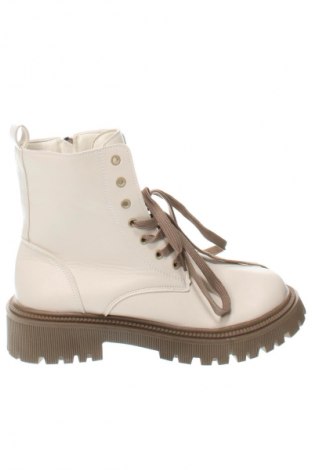 Damen Stiefeletten Unbranded, Größe 41, Farbe Ecru, Preis 39,99 €