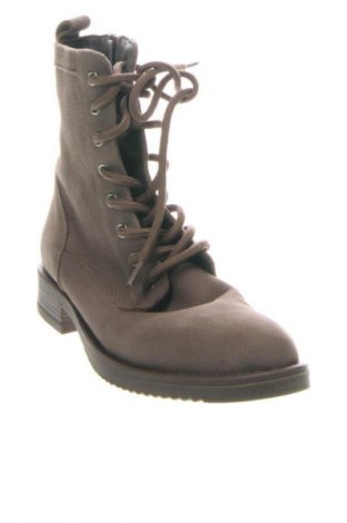 Damen Stiefeletten Va Milano, Größe 37, Farbe Beige, Preis 56,99 €