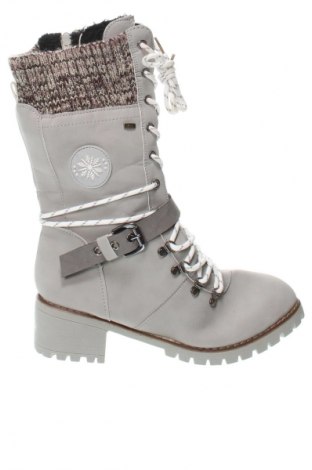 Damskie kozaki Tex, Rozmiar 38, Kolor Szary, Cena 193,99 zł