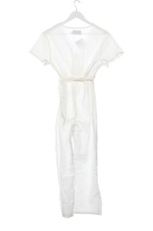 Salopetă lungă de damă NA-KD, Mărime XS, Culoare Ecru, Preț 178,95 Lei