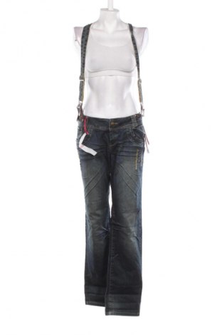 Дамски дълъг гащеризон Orsay, Размер L, Цвят Син, Цена 36,99 лв.