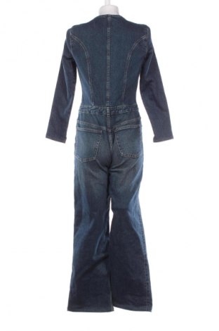 Дамски дълъг гащеризон Zara, Размер XL, Цвят Син, Цена 49,99 лв.