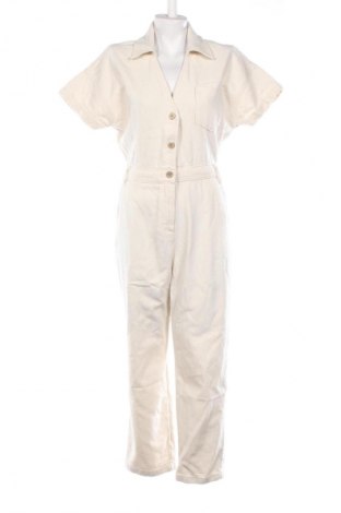 Дамски дълъг гащеризон Zara, Размер S, Цвят Бежов, Цена 41,04 лв.