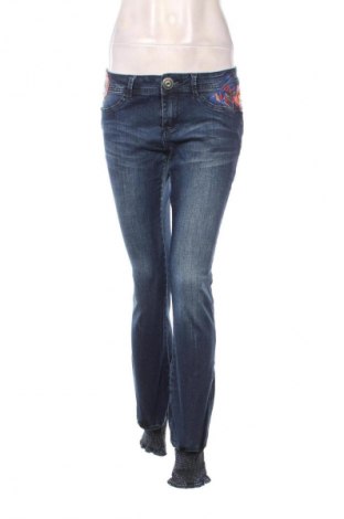 Damskie jeansy Desigual, Rozmiar L, Kolor Niebieski, Cena 227,99 zł