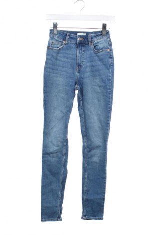 Damskie jeansy H&M, Rozmiar XS, Kolor Niebieski, Cena 52,99 zł