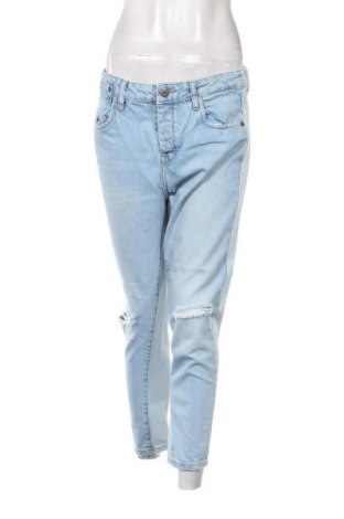 Dámske džínsy  Mango, Veľkosť L, Farba Modrá, Cena  16,95 €