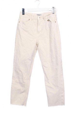 Дамски дънки ONLY, Размер S, Цвят Бежов, Цена 21,99 лв.