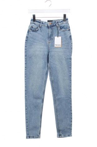 Blugi de femei Pieces, Mărime XS, Culoare Albastru, Preț 195,99 Lei