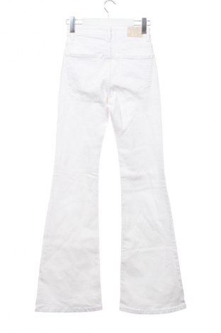 Дамски дънки Pull&Bear, Размер XXS, Цвят Бял, Цена 18,99 лв.