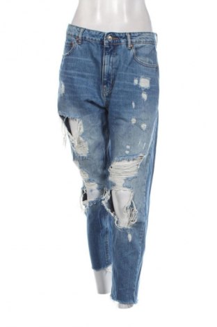 Дамски дънки Pull&Bear, Размер M, Цвят Син, Цена 24,99 лв.