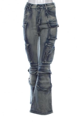 Blugi de femei Romwe, Mărime S, Culoare Albastru, Preț 45,99 Lei