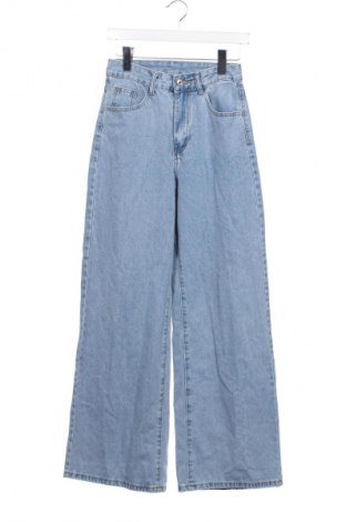 Damskie jeansy SHEIN, Rozmiar XS, Kolor Niebieski, Cena 66,39 zł