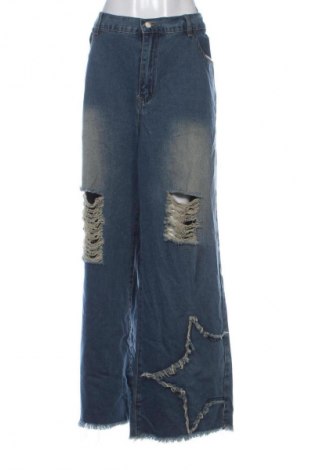 Дамски дънки SHEIN, Размер XL, Цвят Син, Цена 40,87 лв.