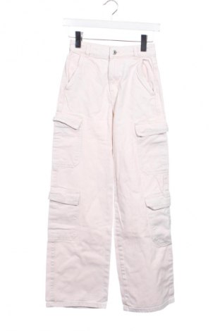 Дамски дънки Sinsay, Размер XXS, Цвят Екрю, Цена 28,88 лв.